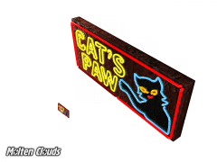 Вывеска "Кошачьей Лапки" (Cat's paw sign)