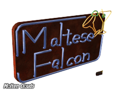 Вывеска Мальтийского сокола (Maltese Falcon sign)