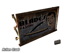 Рекламный плакат "Клинки" ("Blades" banner)