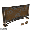 Предостерегающий знак строительных работ (Caution Construction Zone Sign)