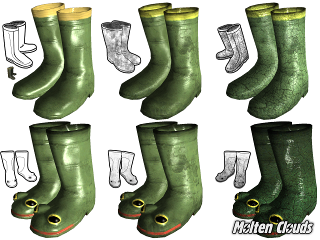 Резиновые сапоги (Rubber boots) Резиновые сапоги (Rubber boots)