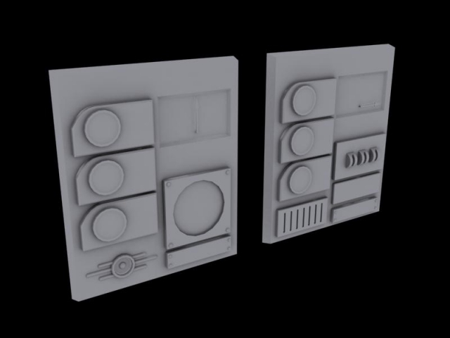Лифтовая панель (Elevator control panel)