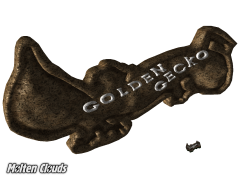 Вывеска "Золотого Гекко" (Golden Gecko sign)