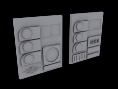 Лифтовая панель (Elevator control panel)
