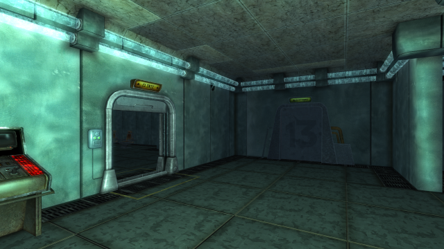 Убежище 13, первый уровень: Вход изнутри (Vault 13, 1st level: Entrance)
