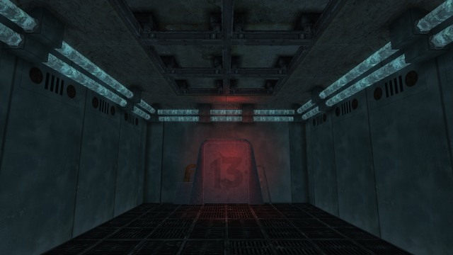 Убежище 13, первый уровень: Вход в убежище (Vault 13, 1st level: vault entrance)