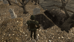 У разрытой могилы (Near the diged grave)