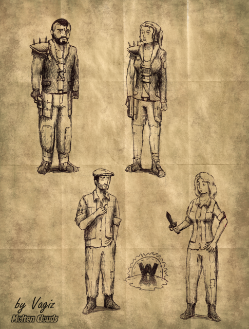 Персонажи. Райты (Characters. Wrights)