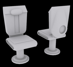 Футуристическое кресло (Futuristic armchair)