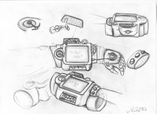 Ранний концепт Pip-Boy