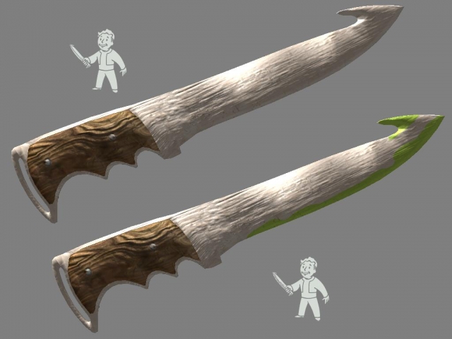 Дикарский костяной нож (Tribal bone knife) Дикарский костяной нож (Tribal bone knife)